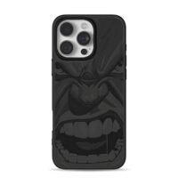 Angry Monochrome Marvel Hulk iPhone 16 Pro Max Black Case