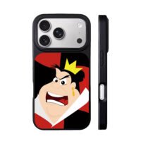 Angry Queen of Hearts Disney iPhone 17 Pro Max Black Case