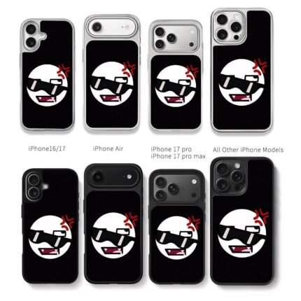 Angry sunglasses drooling meme Chris Brown Phone Case Black Electroplated Silver For Iphone 11 To 17
