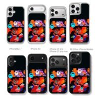 Anime boy ufo comic panel art Chris Brown Phone Case Black Electroplated Silver For Iphone 11 To 17