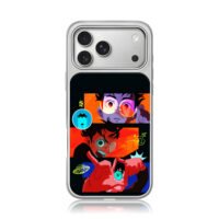 Anime boy ufo comic panel art iPhone 17 Pro Max Electroplated Silver Case1