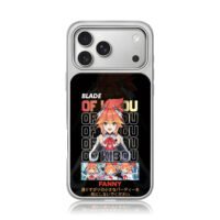 Anime Fanny Blade of Kibou art iPhone 17 Pro Max Electroplated Silver Case1