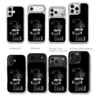 Anime manga panels with Ambition Chris Brown Phone Case Black Electroplated Silver For Iphone 11 To 17