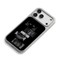 Anime manga panels with Ambition iPhone 17 Pro Max Electroplated Silver Case2