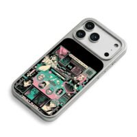 Anime rhythm game vs girls art iPhone 17 Pro Max Electroplated Silver Case2