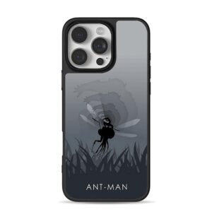 AntMan riding flying ant iPhone 16 Pro Max Black Case