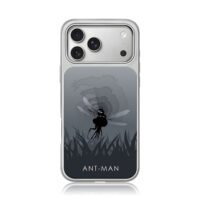 AntMan riding flying ant iPhone 17 Pro Max Electroplated Silver Case1