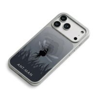 AntMan riding flying ant iPhone 17 Pro Max Electroplated Silver Case2