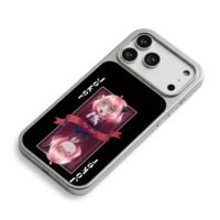 Anya Forger Joker playing card iPhone 17 Pro Max Electroplated Silver Case2