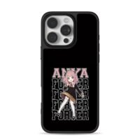 Anya Forger Spy x Family girl iPhone 16 Pro Max Black Case