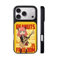 Anya guitar peanuts freedom iPhone 17 Pro Max Black Case