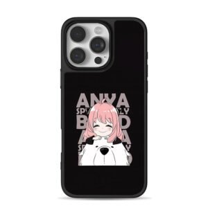 Anya hugging Bond Spy x Family iPhone 16 Pro Max Black Case