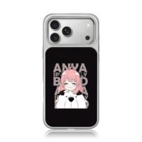 Anya hugging Bond Spy x Family iPhone 17 Pro Max Electroplated Silver Case1