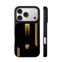 AP BREN MPL yellow line shield iPhone 17 Pro Max Black Case