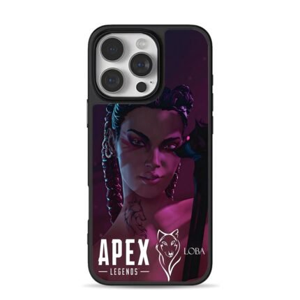 Apex Legends Loba wolf art iPhone 16 Pro Max Black Case