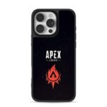 Apex Legends red flame emblem iPhone 16 Pro Max Black Case