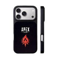Apex Legends red flame emblem iPhone 17 Pro Max Black Case