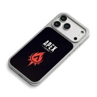 Apex Legends red flame emblem iPhone 17 Pro Max Electroplated Silver Case2