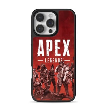 Apex Legends team red poster iPhone 16 Pro Max Black Case