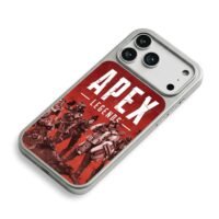 Apex Legends team red poster iPhone 17 Pro Max Electroplated Silver Case2