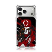 Apex Revenant cyber skull art iPhone 17 Pro Max Electroplated Silver Case1