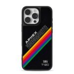 Aphex VHS T120 Rainbow Stripe iPhone 16 Pro Max Black Case