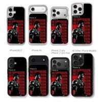 Apollo Creed No Tomorrow art Chris Brown Phone Case Black Electroplated Silver For Iphone 11 To 17