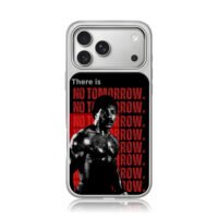 Apollo Creed No Tomorrow art iPhone 17 Pro Max Electroplated Silver Case1