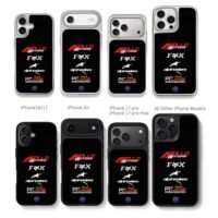 Apollo Motors Fox Alpinestars Chris Brown Phone Case Black Electroplated Silver For Iphone 11 To 17