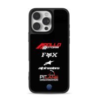 Apollo Motors Fox Alpinestars iPhone 16 Pro Max Black Case