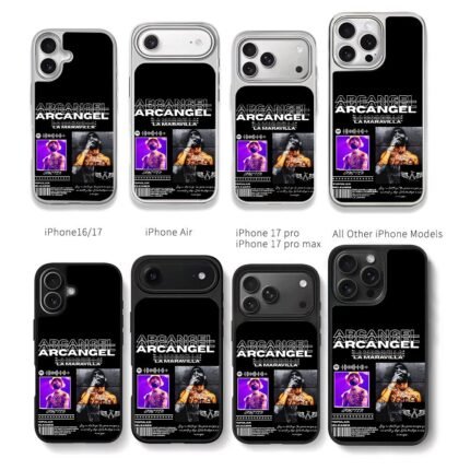 Arcangel fan art Spotify code Chris Brown Phone Case Black Electroplated Silver For Iphone 11 To 17
