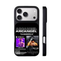 Arcangel fan art Spotify code iPhone 17 Pro Max Black Case