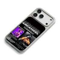 Arcangel fan art Spotify code iPhone 17 Pro Max Electroplated Silver Case2