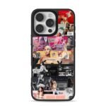 Ariana Grande fan art collage iPhone 16 Pro Max Black Case