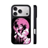 Ariana Grande sings pink moon iPhone 17 Pro Max Black Case