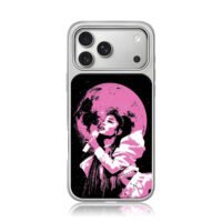 Ariana Grande sings pink moon iPhone 17 Pro Max Electroplated Silver Case1