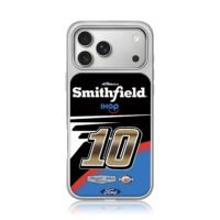 Aric NASCAR 10 Smithfield Ford iPhone 17 Pro Max Electroplated Silver Case1