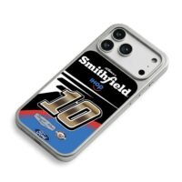 Aric NASCAR 10 Smithfield Ford iPhone 17 Pro Max Electroplated Silver Case2