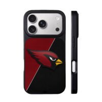 Arizona Cardinals logo split iPhone 17 Pro Max Black Case