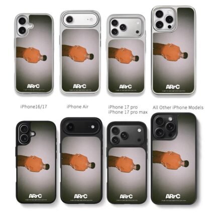 ARrC orange hoodie guy Chris Brown Phone Case Black Electroplated Silver For Iphone 11 To 17