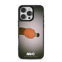 ARrC orange hoodie guy iPhone 16 Pro Max Black Case