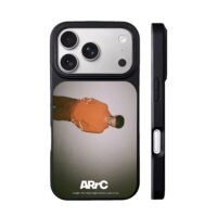 ARrC orange hoodie guy iPhone 17 Pro Max Black Case