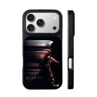 Artemis II motion blurred astronaut iPhone 17 Pro Max Black Case