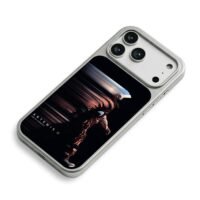 Artemis II motion blurred astronaut iPhone 17 Pro Max Electroplated Silver Case2