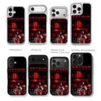 Arthur Morgan cowboy revolver Chris Brown Phone Case Black Electroplated Silver For Iphone 11 To 17