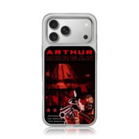 Arthur Morgan cowboy revolver iPhone 17 Pro Max Electroplated Silver Case1