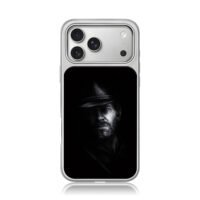 Arthur Morgan dark cowboy portrait iPhone 17 Pro Max Electroplated Silver Case1