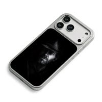 Arthur Morgan dark cowboy portrait iPhone 17 Pro Max Electroplated Silver Case2