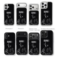 Arthur Morgan RDR2 gun art Chris Brown Phone Case Black Electroplated Silver For Iphone 11 To 17