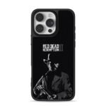 Arthur Morgan RDR2 gun art iPhone 16 Pro Max Black Case